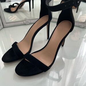 Banana Republic Black Strappy Heels